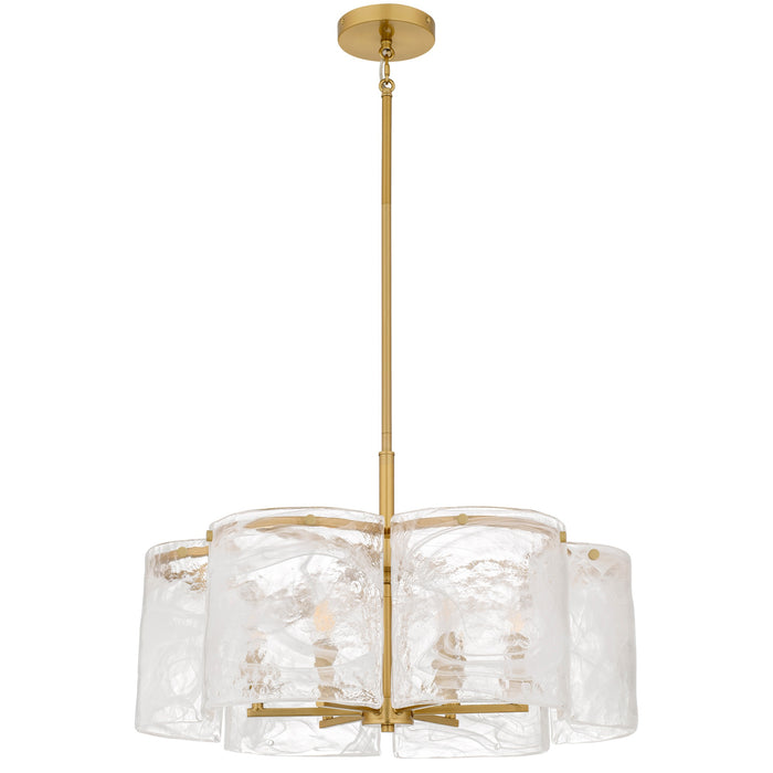 Myhouse Lighting Quoizel - MAI2824BRG - Six Light Pendant - Maisie - Brushed Gold