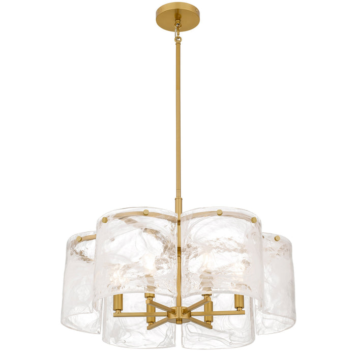 Myhouse Lighting Quoizel - MAI2824BRG - Six Light Pendant - Maisie - Brushed Gold