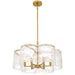 Myhouse Lighting Quoizel - MAI2824BRG - Six Light Pendant - Maisie - Brushed Gold