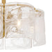 Myhouse Lighting Quoizel - MAI3122BRG - Six Light Ceiling Fan Light - Maisie - Brushed Gold