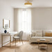 Myhouse Lighting Quoizel - MARA1616GFL - Three Light Semi-Flush Mount - Mara - Gold Leaf