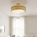 Myhouse Lighting Quoizel - MARA1616GFL - Three Light Semi-Flush Mount - Mara - Gold Leaf
