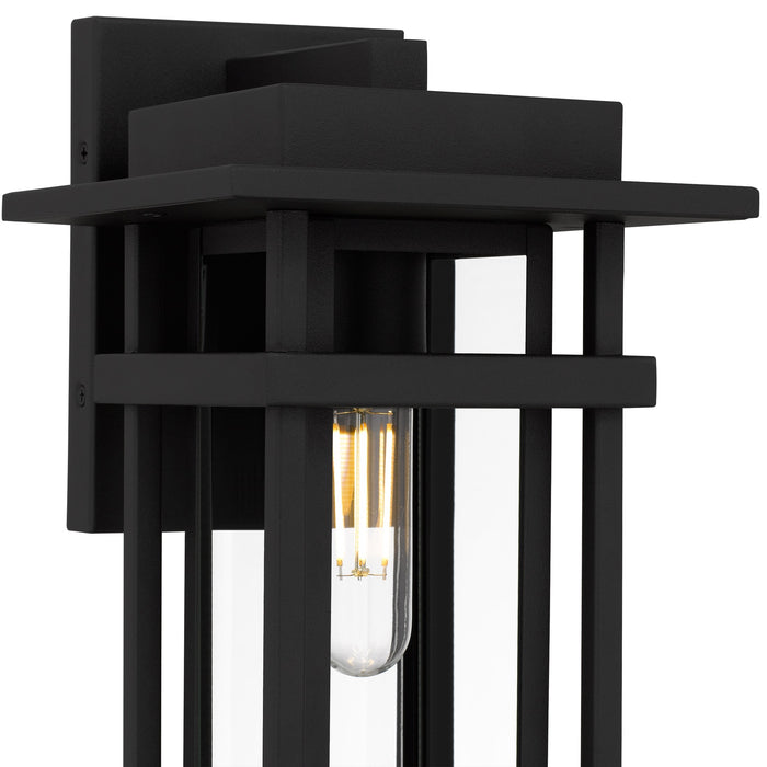 Myhouse Lighting Quoizel - MORG8407EK - One Light Outdoor Wall Lantern - Morgan - Earth Black