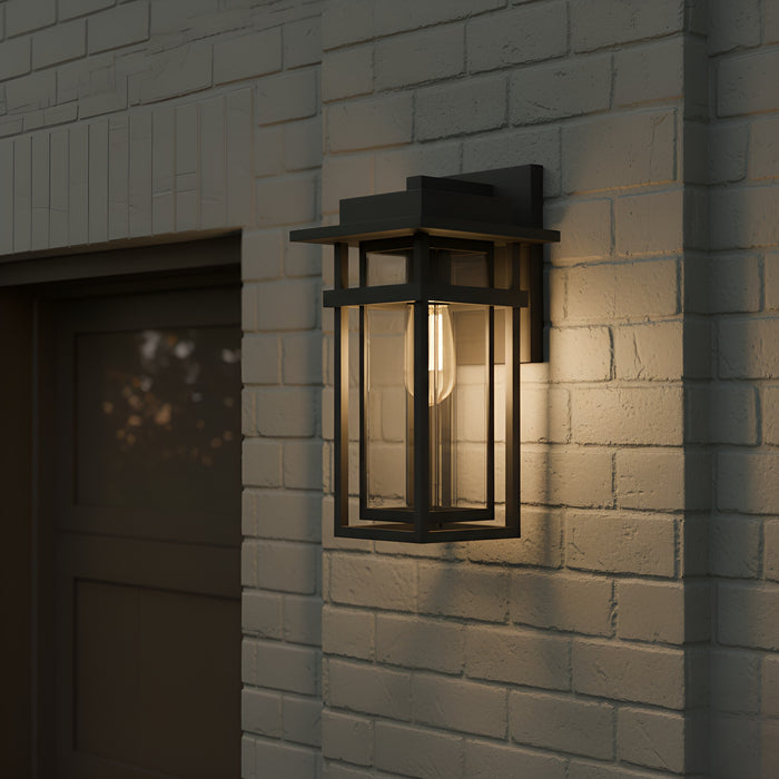 Myhouse Lighting Quoizel - MORG8407EK - One Light Outdoor Wall Lantern - Morgan - Earth Black
