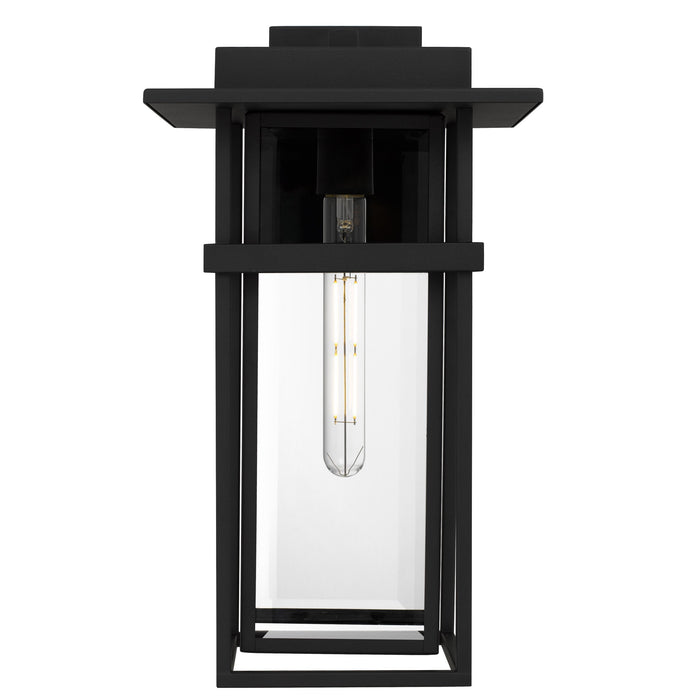 Myhouse Lighting Quoizel - MORG8410EK - One Light Outdoor Wall Lantern - Morgan - Earth Black