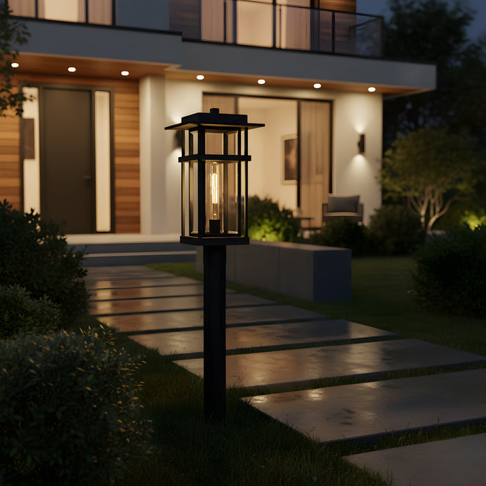 Myhouse Lighting Quoizel - MORG9010EK - One Light Outdoor Hanging Lantern - Morgan - Earth Black