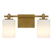 Myhouse Lighting Quoizel - MORR8615WS - Two Light Vanity - Morris - Weathered Brass