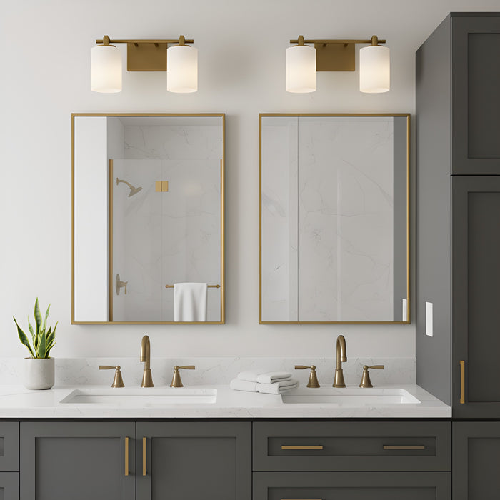 Myhouse Lighting Quoizel - MORR8615WS - Two Light Vanity - Morris - Weathered Brass