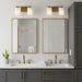 Myhouse Lighting Quoizel - MORR8615WS - Two Light Vanity - Morris - Weathered Brass