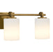 Myhouse Lighting Quoizel - MORR8624WS - Three Light Vanity - Morris - Weathered Brass