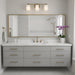 Myhouse Lighting Quoizel - MORR8624WS - Three Light Vanity - Morris - Weathered Brass