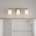 Myhouse Lighting Quoizel - MORR8624WS - Three Light Vanity - Morris - Weathered Brass