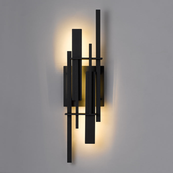 Myhouse Lighting Quoizel - NEWT8406EK - LED Outdoor Wall Lantern - Newton - Earth Black