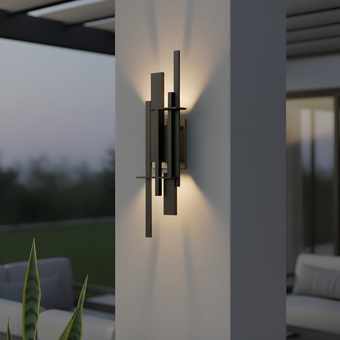 Myhouse Lighting Quoizel - NEWT8406EK - LED Outdoor Wall Lantern - Newton - Earth Black