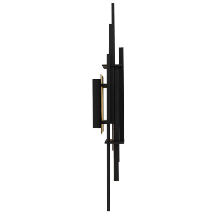 Myhouse Lighting Quoizel - NEWT8407EK - LED Outdoor Wall Lantern - Newton - Earth Black