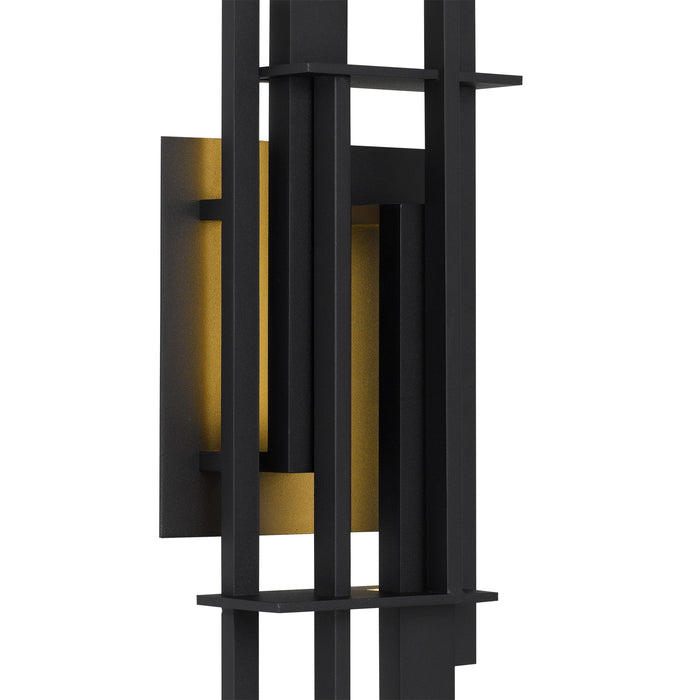 Myhouse Lighting Quoizel - NEWT8407EK - LED Outdoor Wall Lantern - Newton - Earth Black