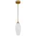 Myhouse Lighting Quoizel - PCBUR1505BRG - LED Mini Pendant - Burnett - Brushed Gold