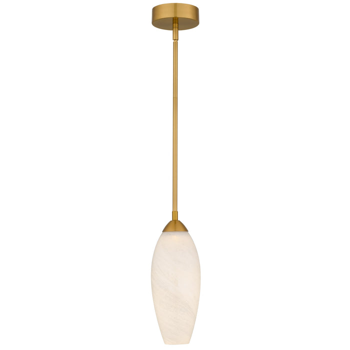 Myhouse Lighting Quoizel - PCBUR1505BRG - LED Mini Pendant - Burnett - Brushed Gold
