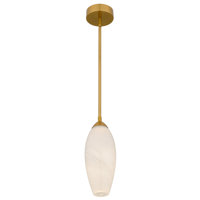 Myhouse Lighting Quoizel - PCBUR1505BRG - LED Mini Pendant - Burnett - Brushed Gold