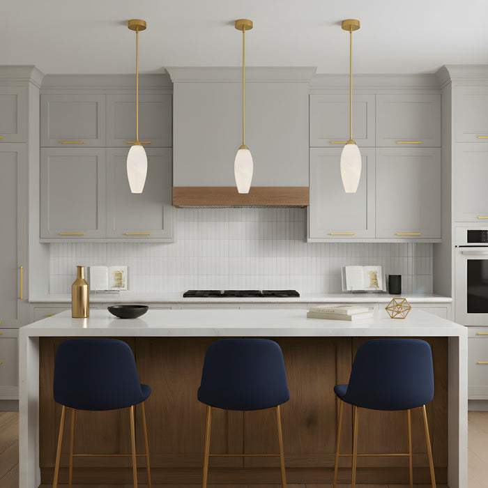 Myhouse Lighting Quoizel - PCBUR1505BRG - LED Mini Pendant - Burnett - Brushed Gold