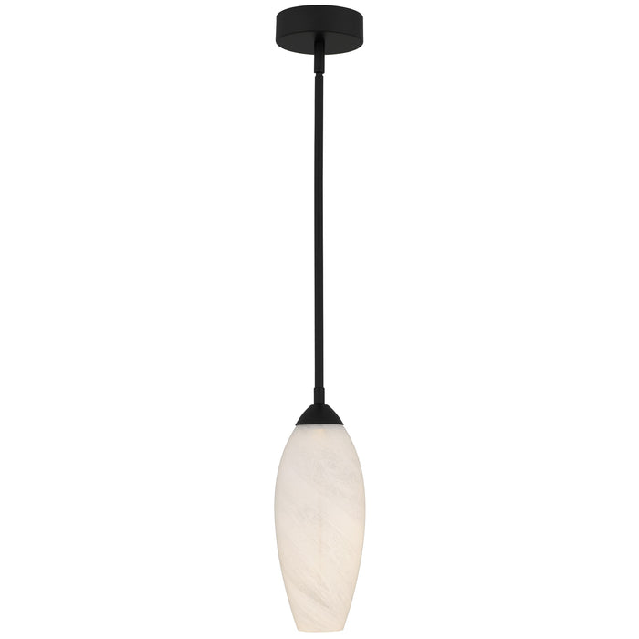 Myhouse Lighting Quoizel - PCBUR1505MBK - LED Mini Pendant - Burnett - Matte Black