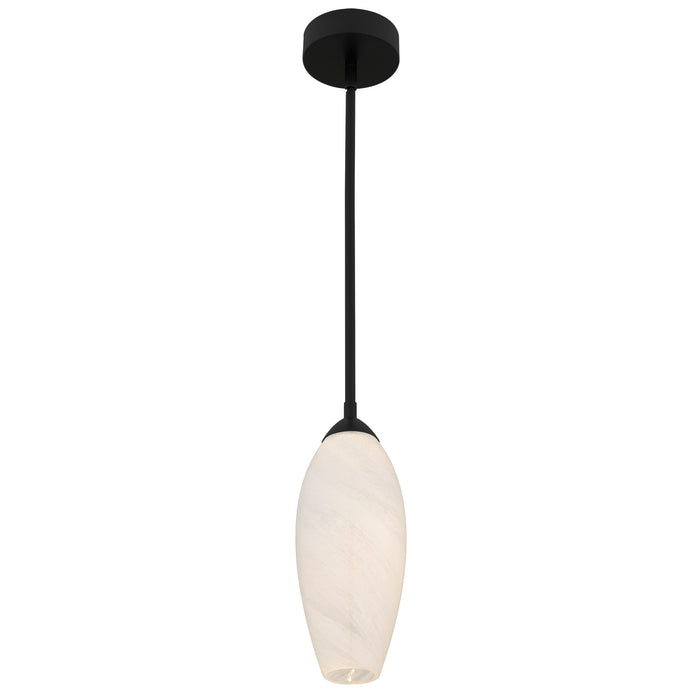 Myhouse Lighting Quoizel - PCBUR1505MBK - LED Mini Pendant - Burnett - Matte Black