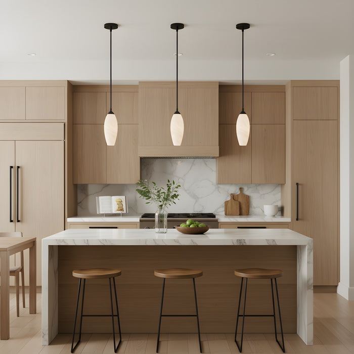 Myhouse Lighting Quoizel - PCBUR1505MBK - LED Mini Pendant - Burnett - Matte Black