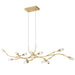 Myhouse Lighting Quoizel - PCCOR1250GFL - LED Island Pendant - Cora - Gold Leaf