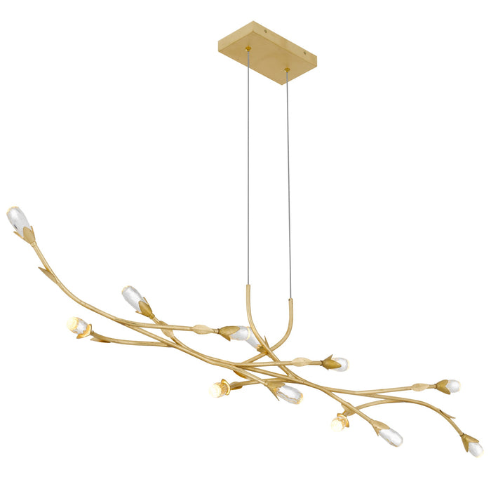 Myhouse Lighting Quoizel - PCCOR1250GFL - LED Island Pendant - Cora - Gold Leaf