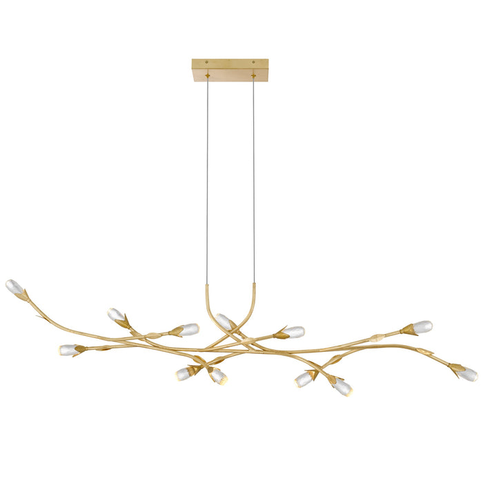 Myhouse Lighting Quoizel - PCCOR1250GFL - LED Island Pendant - Cora - Gold Leaf