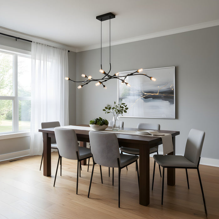 Myhouse Lighting Quoizel - PCCOR1250MBK - LED Island Pendant - Cora - Matte Black
