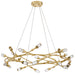 Myhouse Lighting Quoizel - PCCOR2832GFL - LED Pendant - Cora - Gold Leaf