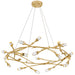 Myhouse Lighting Quoizel - PCCOR2832GFL - LED Pendant - Cora - Gold Leaf