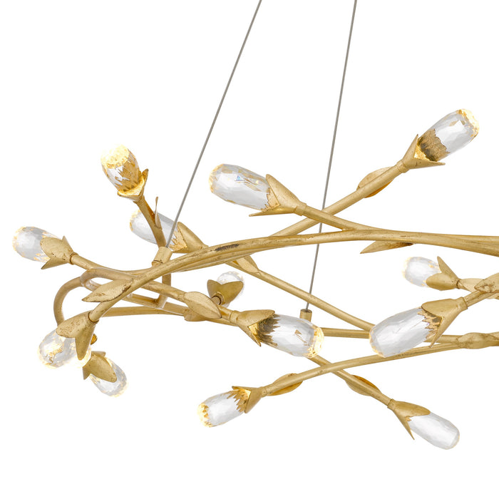 Myhouse Lighting Quoizel - PCCOR2832GFL - LED Pendant - Cora - Gold Leaf