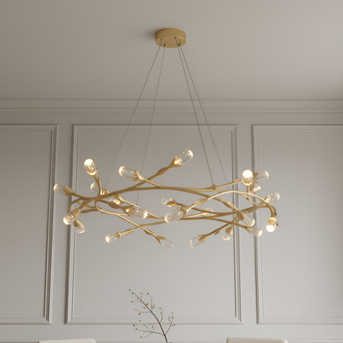 Myhouse Lighting Quoizel - PCCOR2832GFL - LED Pendant - Cora - Gold Leaf