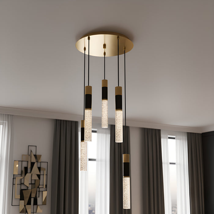 Myhouse Lighting Quoizel - PCDAV1814BRG - LED Pendant - Davies - Brushed Gold