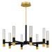 Myhouse Lighting Quoizel - PCDAV5032BRG - LED Chandelier - Davies - Brushed Gold