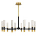 Myhouse Lighting Quoizel - PCDAV5040BRG - LED Chandelier - Davies - Brushed Gold