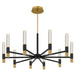 Myhouse Lighting Quoizel - PCDAV5040BRG - LED Chandelier - Davies - Brushed Gold