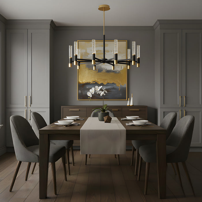 Myhouse Lighting Quoizel - PCDAV5040BRG - LED Chandelier - Davies - Brushed Gold