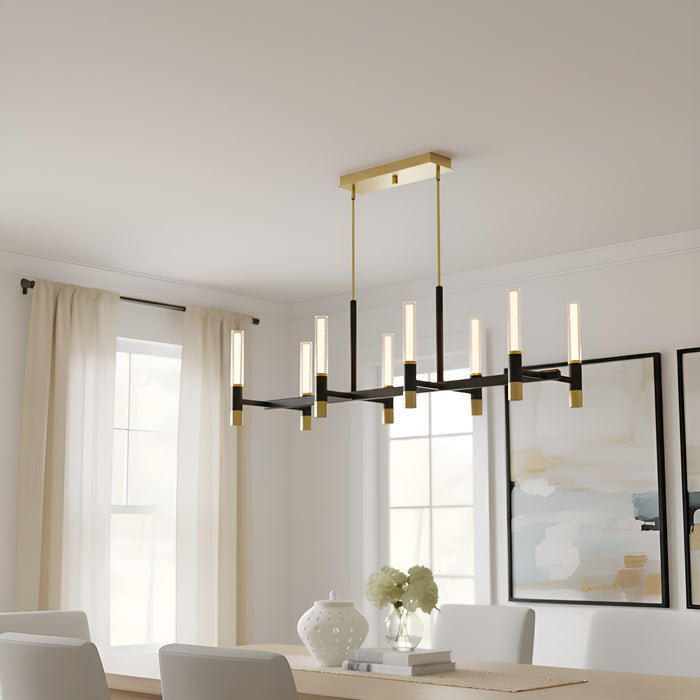 Myhouse Lighting Quoizel - PCDAV844BRG - LED Island Pendant - Davies - Brushed Gold
