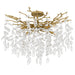 Myhouse Lighting Quoizel - PCISO1726BRG - LED Semi-Flush Mount - Isobel - Brushed Gold