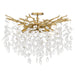 Myhouse Lighting Quoizel - PCISO1726BRG - LED Semi-Flush Mount - Isobel - Brushed Gold