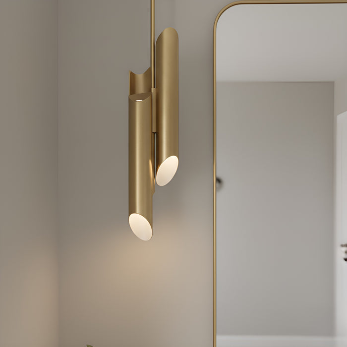 Myhouse Lighting Quoizel - PCMAN1505BRG - LED Mini Pendant - Manelis - Brushed Gold