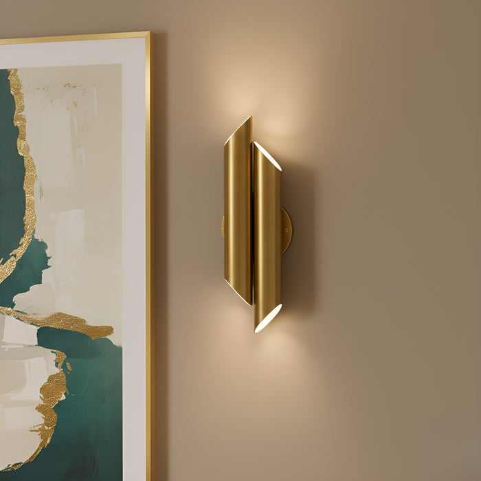 Myhouse Lighting Quoizel - PCMAN8705BRG - LED Wall Sconce - Manelis - Brushed Gold