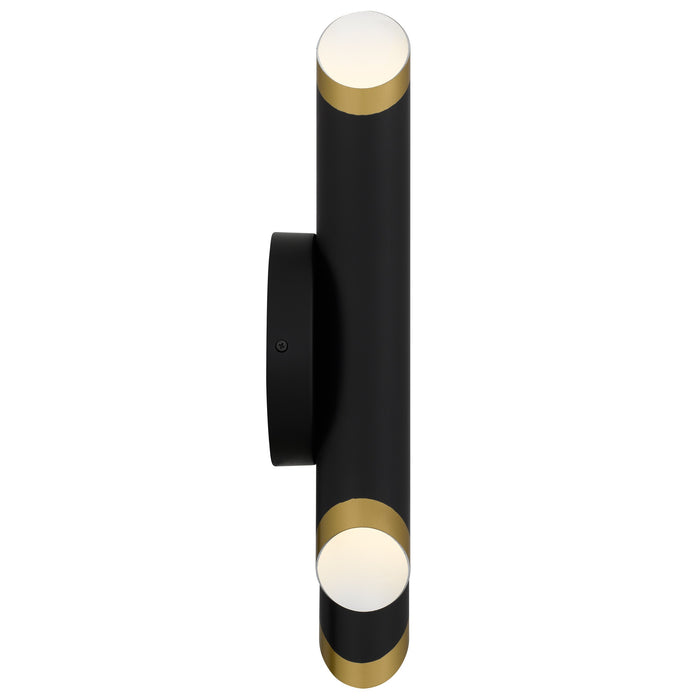 Myhouse Lighting Quoizel - PCMAN8705MBK - LED Wall Sconce - Manelis - Matte Black