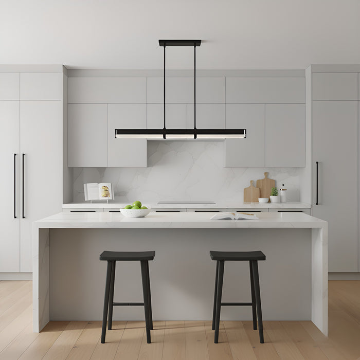 Myhouse Lighting Quoizel - PCTED148MBK - LED Island Pendant - Theodore - Matte Black