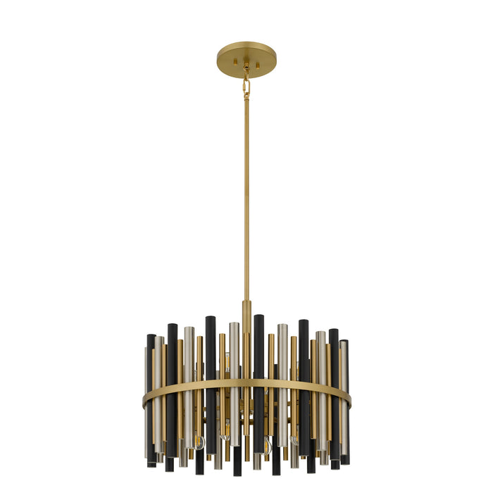 Myhouse Lighting Quoizel - RICH2822BRG - Eight Light Pendant - Richards - Brushed Gold