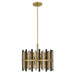Myhouse Lighting Quoizel - RICH2822BRG - Eight Light Pendant - Richards - Brushed Gold