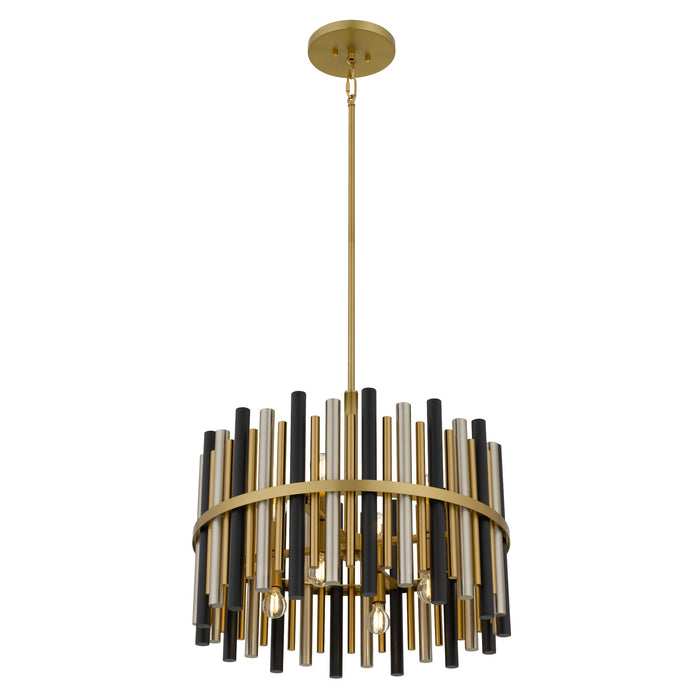 Myhouse Lighting Quoizel - RICH2822BRG - Eight Light Pendant - Richards - Brushed Gold